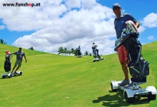 Golfboard der neue elektrische Golf Trolley der Spass am Golfplatz macht im FunShop Wien kaufen testen und probefahren