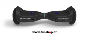 Original IO AngelBoard ABX Hoverboard in Vollgummiausführung von vorne im FunShop Wien kaufen testen und probefahren