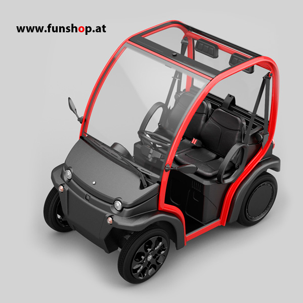 Biro kleines leichtes Elektroauto mit Wechselakku beim Experten für Elektromobilität im FunShop Wien testen und kaufen
