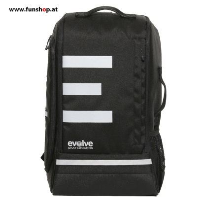 Evolve Backpack V2 Rucksack für Longboards von hinten beim Experten für Elektromobilität im FunShop Wien kaufen