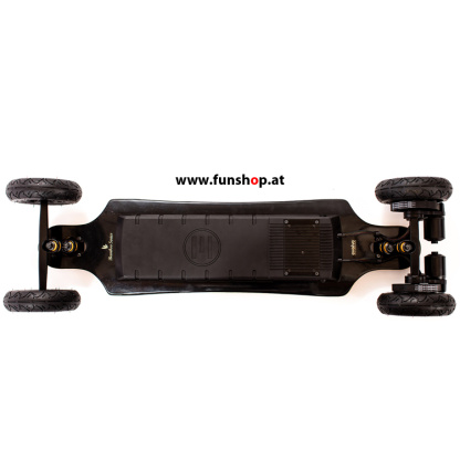 Evolve GT Bamboo All Terrain elektrisches Skateboard von unten beim Experten für Elektromobilität im FunShop Wien testen und kaufen