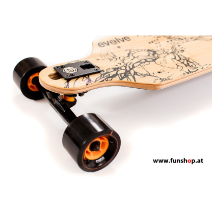 Evolve GT Bamboo Street elektrisches Skateboard von vorne beim Experten für Elektromobilität im FunShop Wien testen und kaufen