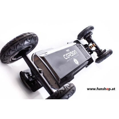 Evolve GT Carbon All Terrain elektrisches Skateboard von unten beim Experten für Elektromobilität im FunShop Wien testen und kaufen