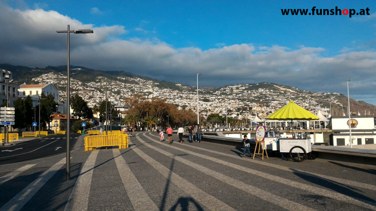 Mit dem elektrischen Einrad auf Madeira Funchal