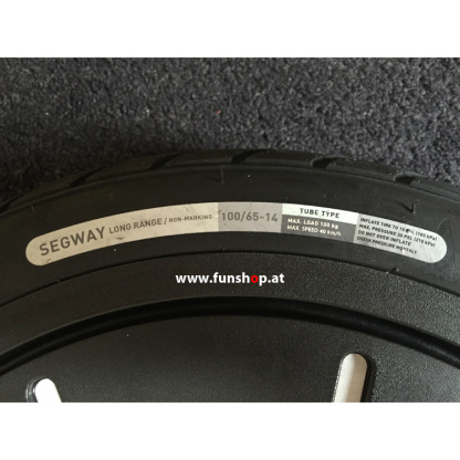 Original Segway Reifen Komplettrad tyer i2 SE und i2 SE GEN2 Aufschrift beim Experten für Elektromobilität im FunShop Wien kaufen