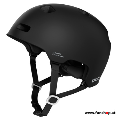 POC Crane Commuter Outdoorhelm Uranium Black in schwarz beim Experten für Elektromobilität im FunShop Wien testen und kaufen