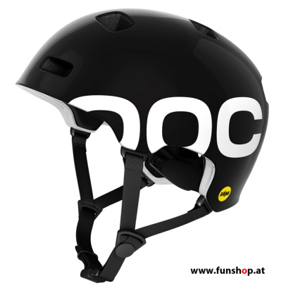 POC Crane MIPS Outdoorhelm Uranium Black in schwarz beim Experten für Elektromobilität im FunShop Wien testen und kaufen