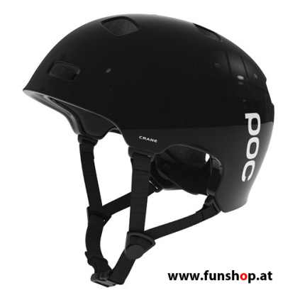 POC Crane Outdoorhelm Uranium Black in schwarz beim Experten für Elektromobilität im FunShop Wien testen und kaufen