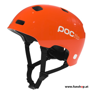 POCito Crane Outdoorhelm für Kinder in orange beim Experten für Elektromobilität im FunShop Wien testen und kaufen