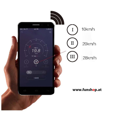 SXT Carbon V2 Elektro Scooter schwarz App Android und IOS beim Experten für Elektromobilität im FunShop Wien kaufen testen und probefahren