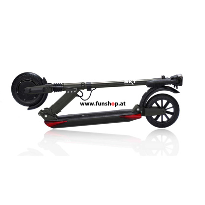 SXT light Plus Elektro Scooter anthrazit zusammengelegt beim Experten für Elektromobilität im FunShop Wien Onlineshop kaufen testen und probefahren