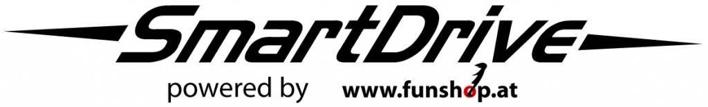 SmartDrive Logo das elektrische Antriebssystem für ihren Rollstuhl mit Frau beim Experten für Elektromobilität im FunShop Wien testen und kaufen