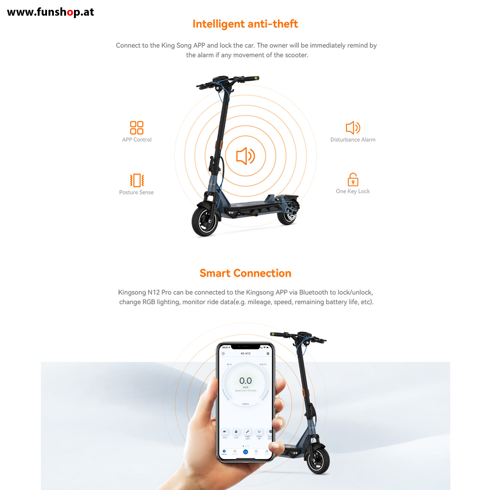 kingsong-n12pro-elektroscooter-diebstahlschutz-funshop-wien kingsong-n12pro-electric-scooter-funshop