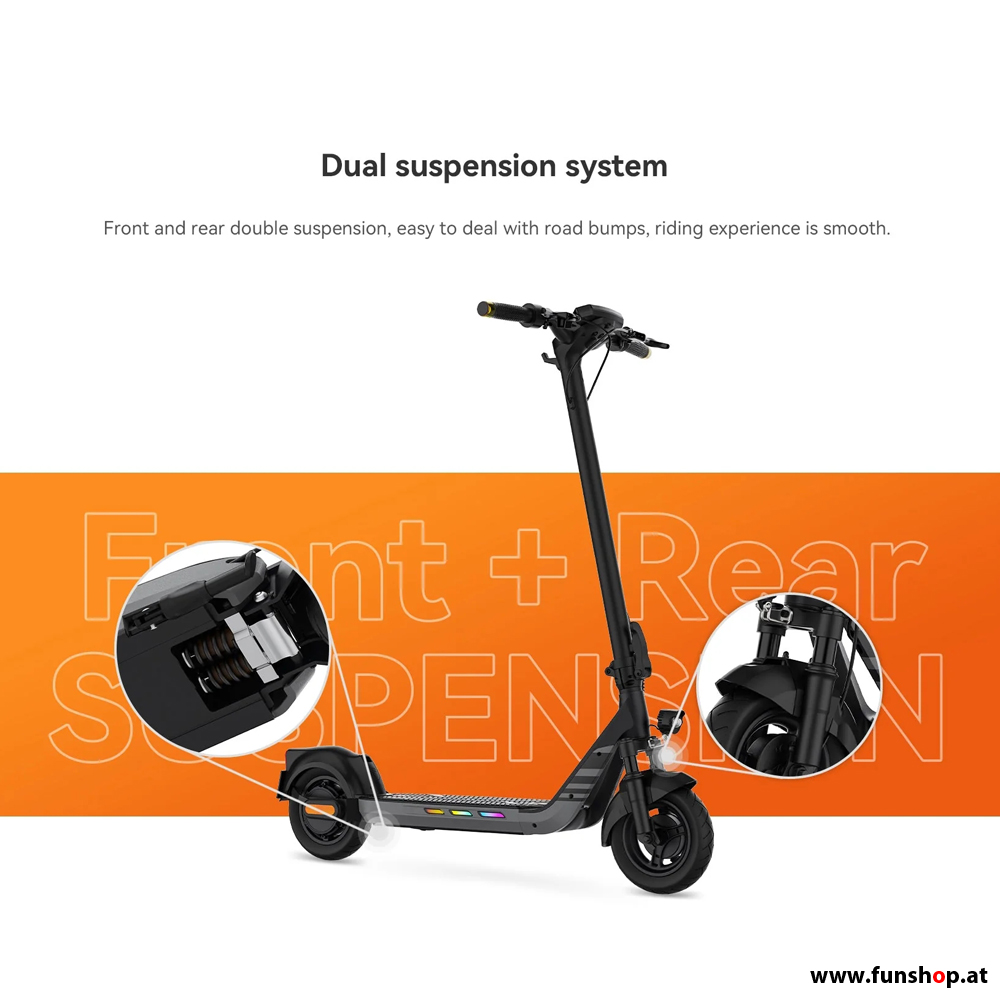 kingsong-n14-elektroscooter-federung-funshop-wien kingsong-n14-electric-scooter-funshop